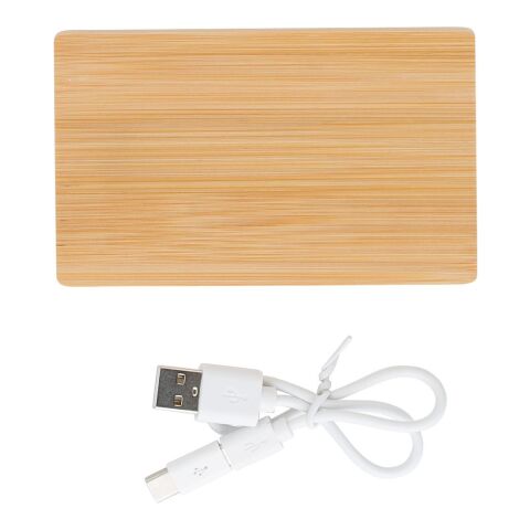 Power bank en bambou