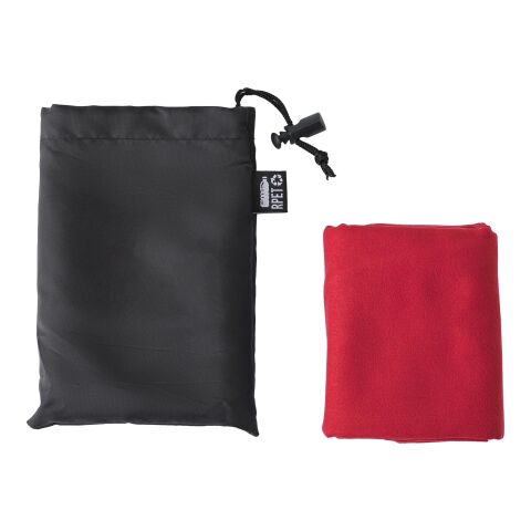 Serviette de sport en rPET rouge | sans marquage | non disponible | non disponible
