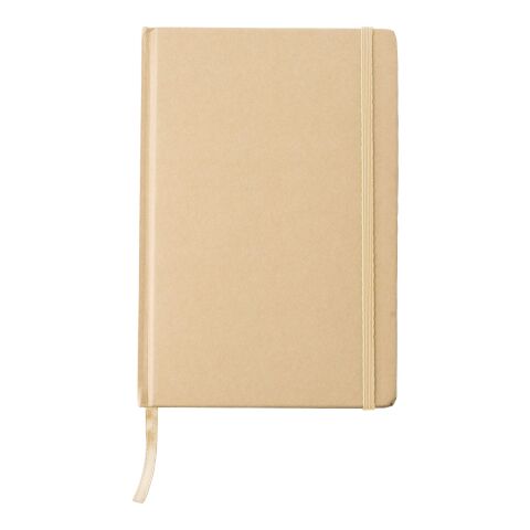 Carnet A5 en carton recyclé Gianni beige | sans marquage | non disponible | non disponible