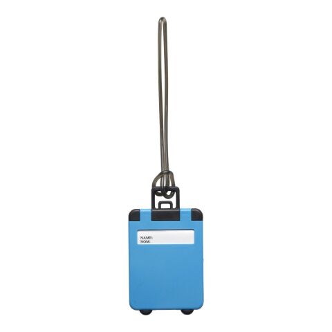 Porte-étiquette de valise bleu cobalt | sans marquage | non disponible | non disponible
