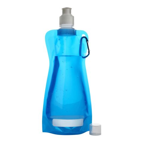 Gourde pliable en PP - 400 ml bleu clair | sans marquage | non disponible | non disponible