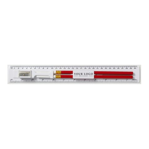 Règle de 30 cm en plastique blanc | sans marquage | non disponible | non disponible