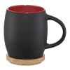Mug céramique Hearth Standard | Noir-Rouge | sans marquage | non disponible | non disponible