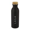 Bouteille de sport Kalix 650&nbsp;ml en acier inoxydable Standard | Noir | sans marquage | non disponible | non disponible