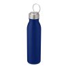 Bouteille de sport Harper 700 ml en acier inoxydable avec boucle métallique Standard | Bleu minéral | sans marquage | non disponible | non disponible
