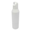 Bouteille isotherme Odessy de 600 ml en acier inoxydable recyclé RCS avec gobelet de 300 ml Standard | Blanc | sans marquage | non disponible | non disponible