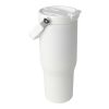 Gobelet avec isolation sous vide Bronx en cuivre et acier inoxydable recyclé certifié RCS Bronx de 900 ml avec couvercle à double fonction Standard | blanc | sans marquage | non disponible | non disponible