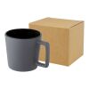 Tasse Cali de 370 ml en céramique avec finition mate Standard | Noir-Gris Mat | sans marquage | non disponible | non disponible