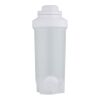 Bouteille de sport Forza de 700&nbsp;ml avec bille de shaker Blanc | sans marquage | non disponible | non disponible