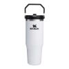 Stanley IceFlow™ 2.0 gobelet isolé en acier inoxydable de 890 ml avec paille retournable blanc