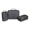 Set de 3 cubes de compression en rPET AWARE™ Renew noir | sans marquage | non disponible | non disponible