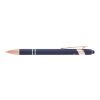 Stylo bille Nanna avec finition or rose Standard | Bleu océan | sans marquage | non disponible | non disponible