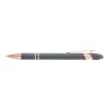 Stylo bille Nanna avec finition or rose Twilight Grey