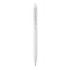 Stylo bille Glen avec double injection recyclé RCS (encre bleue) blanc