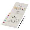 Livre de coloriage Quell et set de crayons pinceaux à eau blanc