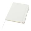 Carnet Liss A5 à couverture rigide en plastique recyclé blanc