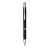 Stylo bille rétractable doux au toucher&nbsp;Moneta Standard | noir | sans marquage | non disponible | non disponible