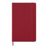 Agenda L quotidien 12&nbsp;mois Moleskine à couverture rigide Standard | Rouge écarlate | sans marquage | non disponible | non disponible