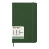 Agenda L hebdomadaire 12 mois Moleskine à couverture rigide Standard | Vert myrte | sans marquage | non disponible | non disponible