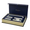 Parure de stylos roller et bille Graduate avec coffret cadeau Bleu foncé