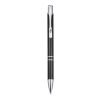 Stylo bille en aluminium recyclé Moneta Standard | Noir | sans marquage | non disponible | non disponible