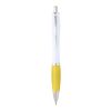Stylo bille Nash en plastique recyclé (encre bleue) Standard | Jaune | sans marquage | non disponible | non disponible