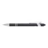 Stylo bille Kish avec finition argentée (encre bleue) Standard | Noir | sans marquage | non disponible | non disponible