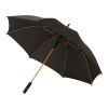Parapluie tempête à ouverture automatique 23" Spark Standard | Orange-Noir | sans marquage | non disponible | non disponible | non disponible