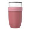 Pot repas Mepal Ellipse isotherme de 750+300 ml Standard | Rose | sans marquage | non disponible | non disponible