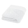 Serviette de bain en coton 550 g/m² 30x50 cm Chloe blanc | sans marquage | non disponible | non disponible | non disponible
