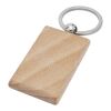 Porte-clés rectangulaire Gian en bois de hêtre Standard | Naturel | sans marquage | non disponible | non disponible