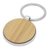 Porte-clés rond Nino en bambou Standard | Naturel | sans marquage | non disponible | non disponible
