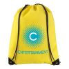 Sac à dos premium non tissé Eco Prioritaire | Jaune | Sérigraphie 1 couleur | front | 230 mm x 250 mm | non disponible