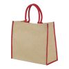 Grand Sac Shopping Jute Standard | Naturel-Rouge | sans marquage | non disponible | non disponible