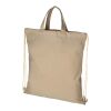 Sac à dos en coton recyclé 210 g/m² Pheebs avec cordon de serrage Standard | Naturel | sans marquage | non disponible | non disponible | non disponible