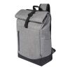 Sac à dos Hoss avec rabat enroulable pour ordinateur portable de 15,6" Standard | Gris-Noir | sans marquage | non disponible | non disponible | non disponible