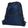 Sac isotherme&nbsp;9&nbsp;L recyclé avec cordon de serrage Adventure Standard | Marine | sans marquage | non disponible | non disponible | non disponible