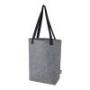 Sac shopping Felta avec large fond de 12 L en feutre recyclé certifié GRS Standard | Gris | sans marquage | non disponible | non disponible | non disponible
