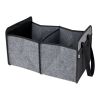 Rangement pliable pour voiture Felta en feutre recyclé certifié GRS Standard | Gris | sans marquage | non disponible | non disponible | non disponible