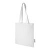 Sac shopping Madras en coton recyclé de 140 g/m2 de 7 L Standard | Blanc | sans marquage | non disponible | non disponible | non disponible
