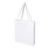 Sac shopping à soufflets Madras en coton recyclé 140&nbsp;g/m² certifié GRS Standard | Blanc | sans marquage | non disponible | non disponible | non disponible
