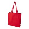 Sac shopping à soufflets Florida certifié GRS 270 g/m² 14L Standard | Rouge | sans marquage | non disponible | non disponible | non disponible