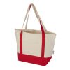 Sac shopping Sam en coton recyclé GRS 320 g/m² Standard | Rouge-Naturel | sans marquage | non disponible | non disponible | non disponible