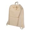 Sac à dos avec cordon sherpa recyclé GRS de 9 L Bear Naturel | sans marquage | non disponible | non disponible