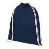 Sac refermable à cordon Odisha de 5&nbsp;L bio certifié OCS 140&nbsp;g/m² Standard | Marine | sans marquage | non disponible | non disponible | non disponible