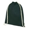 Sac refermable à cordon Odisha de 5&nbsp;L bio certifié OCS 140&nbsp;g/m² Vert foncé