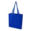 Sac shopping à soufflets Odisha bio OCS 180&nbsp;g/m2 de 14&nbsp;L Standard | Bleu royal | sans marquage | non disponible | non disponible | non disponible
