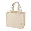 Mini sac shopping Odessa à soufflet en coton recyclé de 9 L et 220 g/m² certifié GRS Standard | Naturel | sans marquage | non disponible | non disponible | non disponible