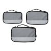 Cubes de rangement recyclés Jet GRS - lot de 3 Gris