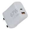 Chargeur mural Xtorm XEC067G GaN² Ultra de 67 W - Prise britannique Standard | Blanc | sans marquage | non disponible | non disponible
